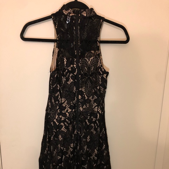 Womens Black & Cream Dress - Picture 5 of 6